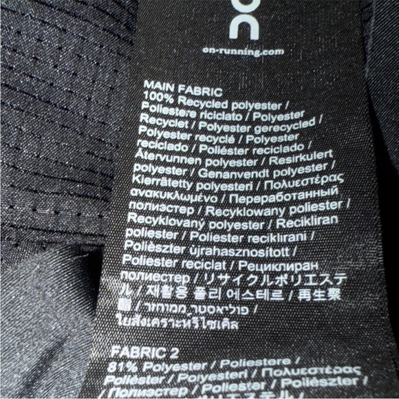 On Running Black Athletic Shorts - Picture 9 of 9